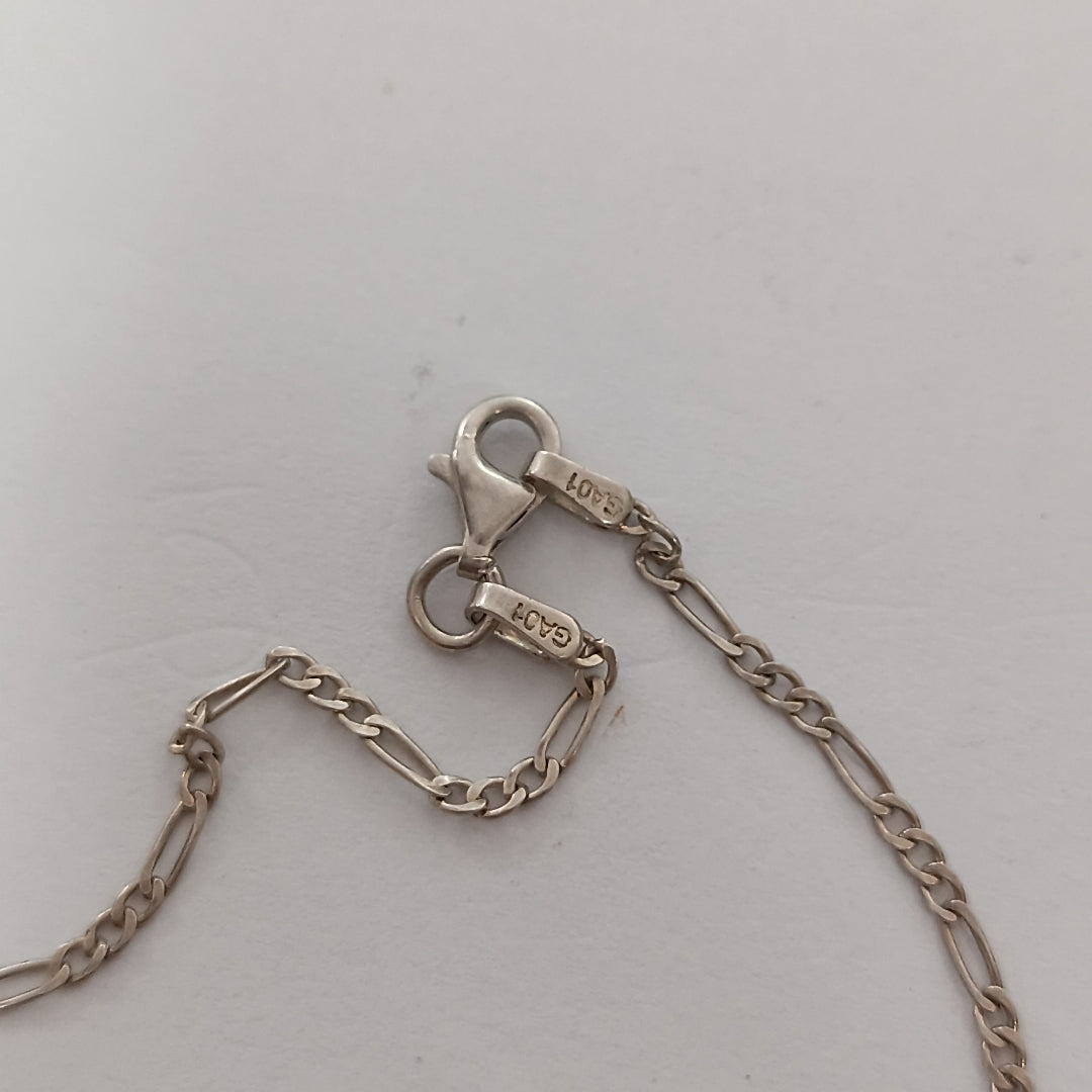 CADENA, DIJE PLATA 8.6 GRMS (SEMINUEVO)