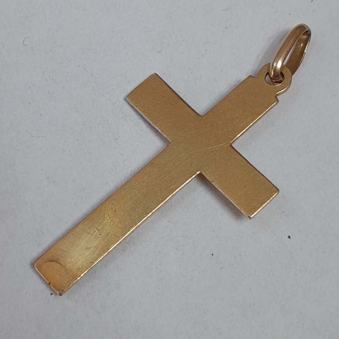 CRUCIFIJO ORO 10 K 2.8 GRMS (SEMINUEVO)
