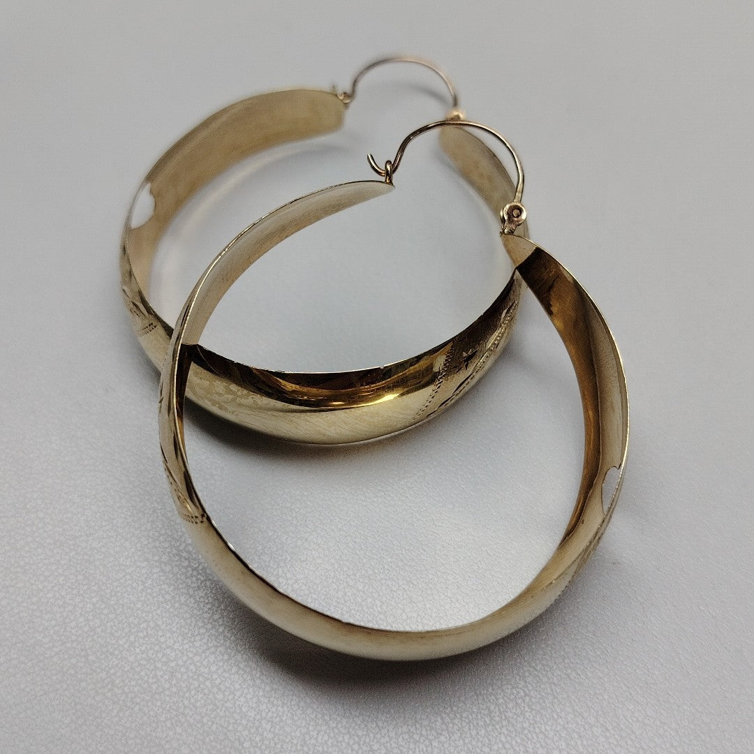 ARRACADAS PAR ORO 10 K 7.9 GRMS (SEMINUEVO)