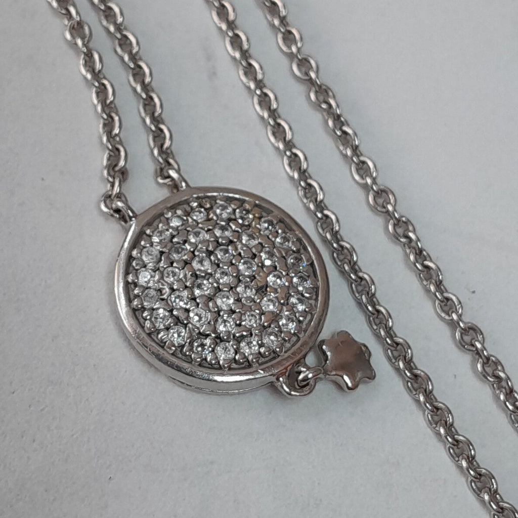 GARGANTILLA ORO BLANCO 14 K 8.4 GRMS (SEMINUEVO)