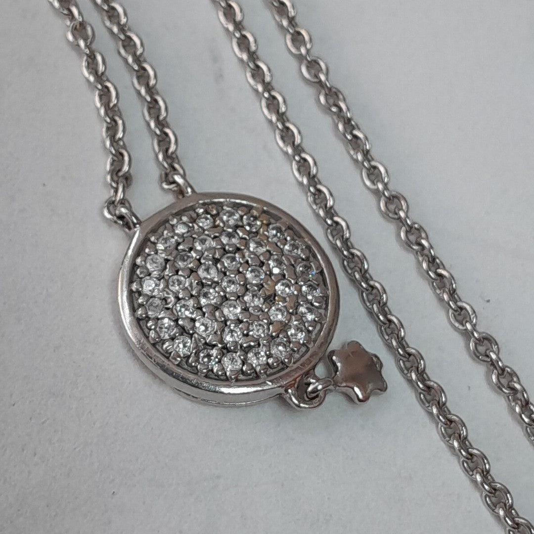 GARGANTILLA ORO BLANCO 14 K 8.4 GRMS (SEMINUEVO)