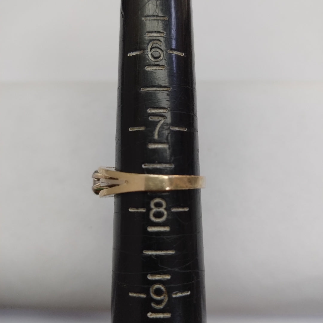 ANILLITO ORO COMBINADO 14 K 4.8 GRMS (SEMINUEVO)