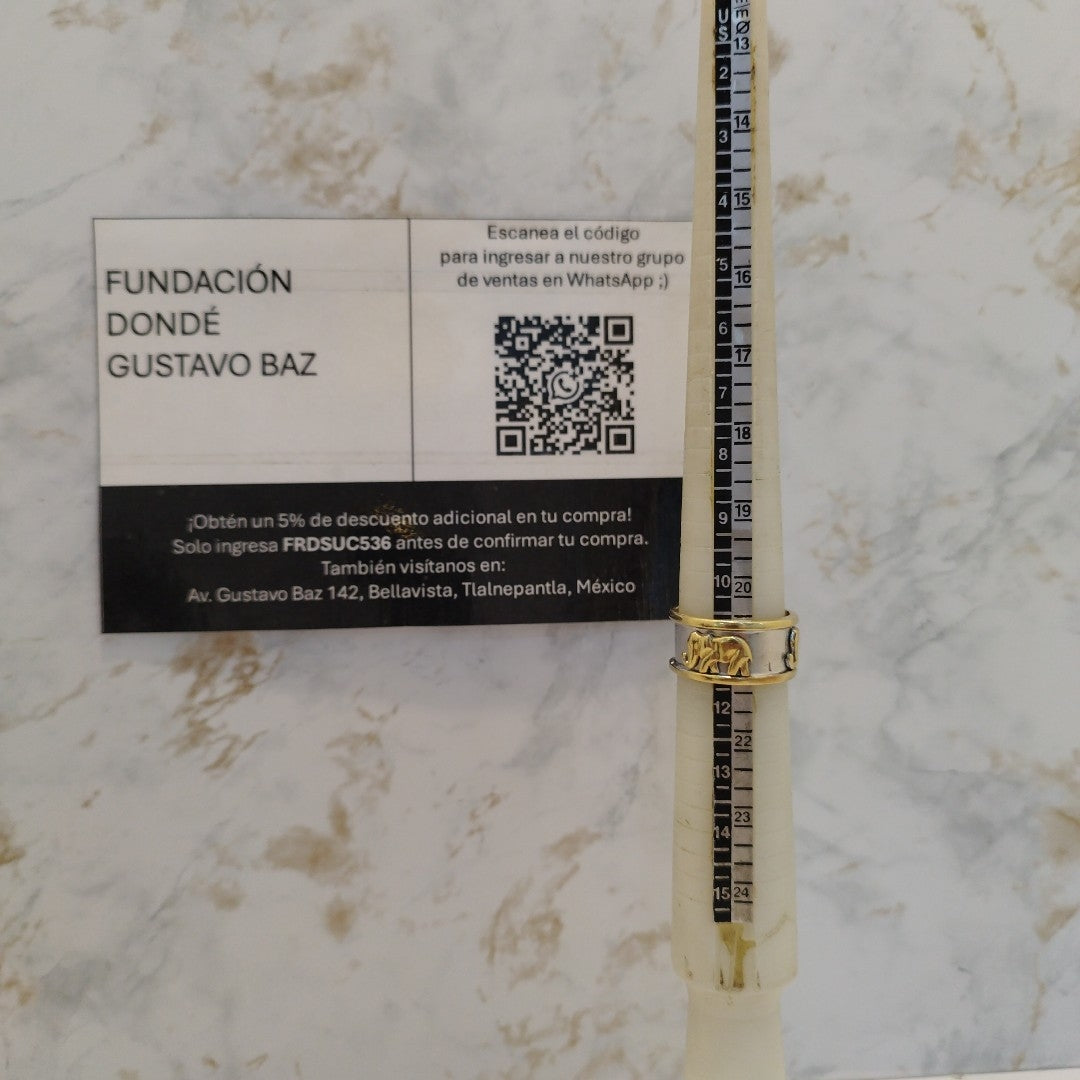 ARGOLLA ORO 14 K 12.7 GRMS (SEMINUEVO)