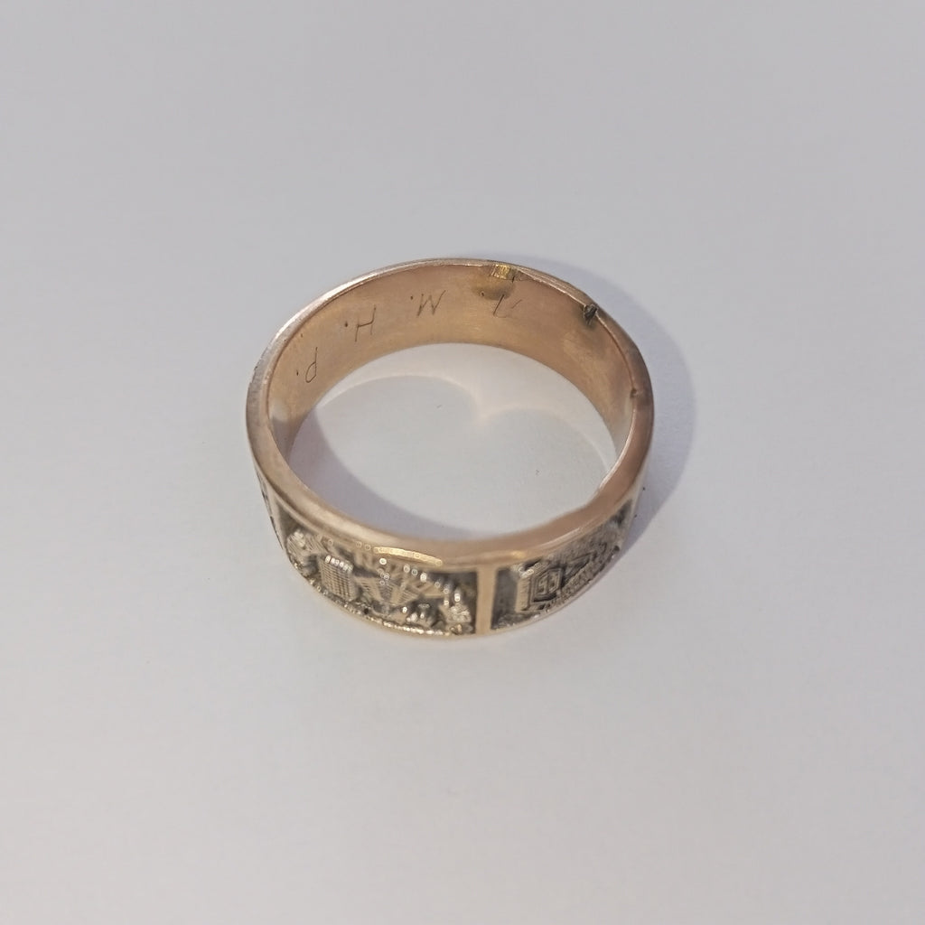 ANILLO ORO 10 K 5.5 GRMS (SEMINUEVO)