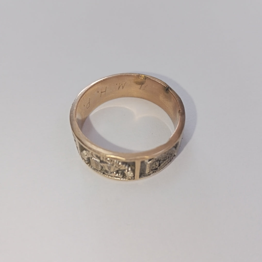 ANILLO ORO 10 K 5.5 GRMS (SEMINUEVO)