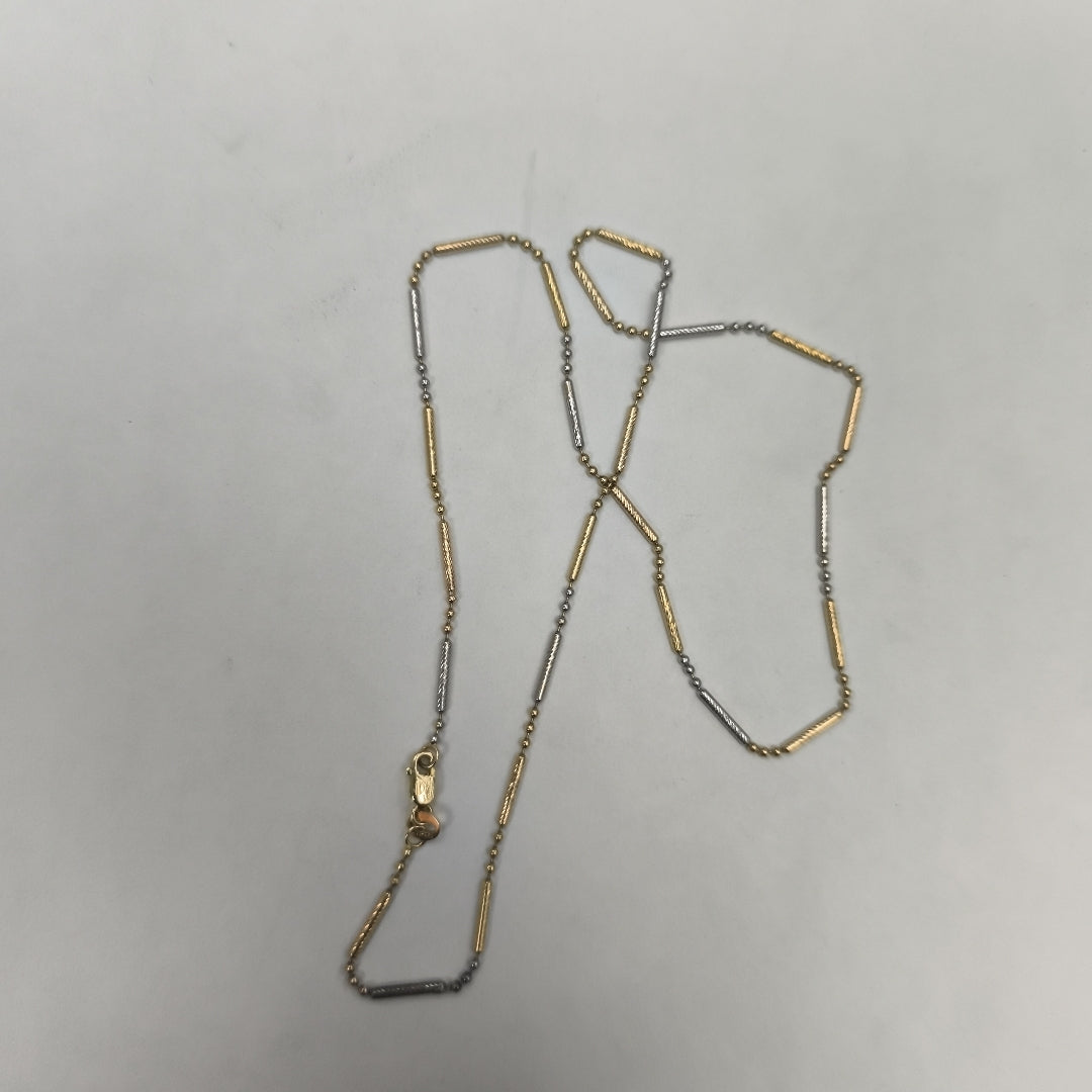 CADENA ORO, ORO COMBINADO 14 K 4.2 GRMS (SEMINUEVO)