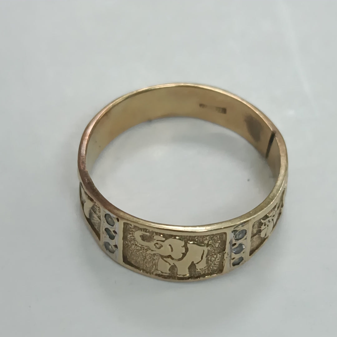 ARGOLLA DE LA SUERTE ORO 14 K 3,00 GRMS (SEMINUEVO)