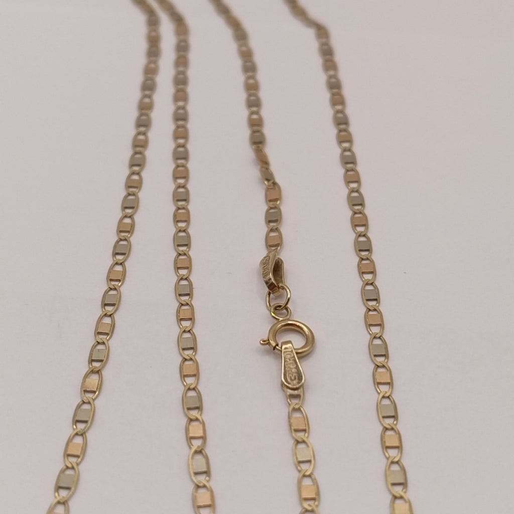 CADENA ORO BLANCO MUY BAJO 10 K 2.9 GRMS (SEMINUEVO)