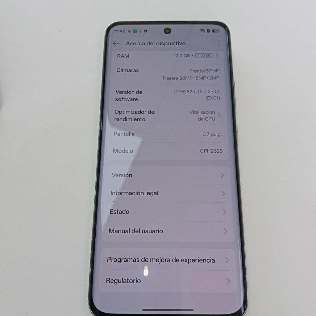 CELULAR OPPO RENO12 5G CPH2625 (2024) 512 GB 12 GB RAM (SEMINUEVO)