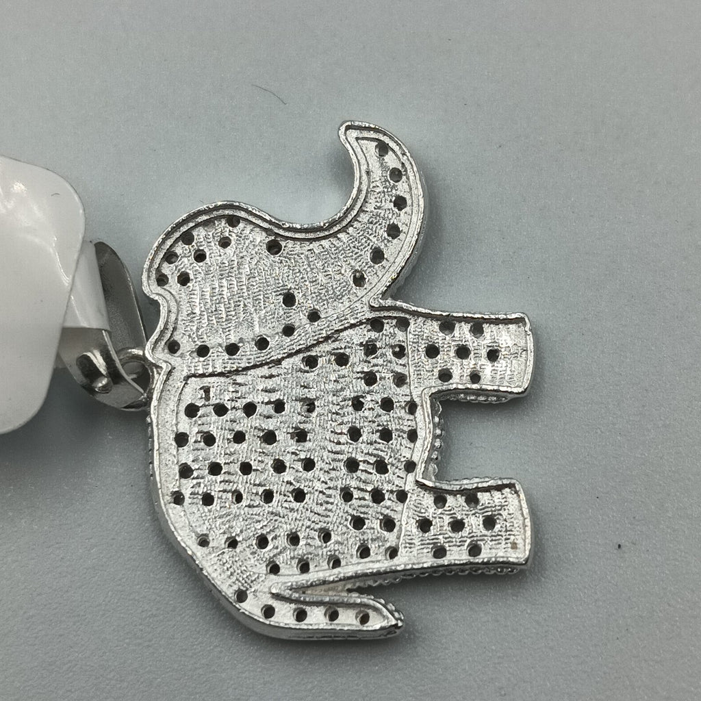 DIJE ELEFANTE C/CIRCONIAS PLATA .925 5.2 GR (NUEVO)