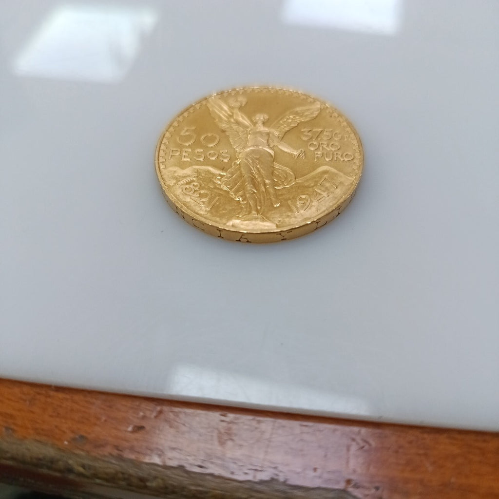 K1 41,60 GRMS 21 K IDENTIFICACIÓN MONEDA NOMINATIVA MONEDAS PESOS 50 PESOS (SEMINUEVO)