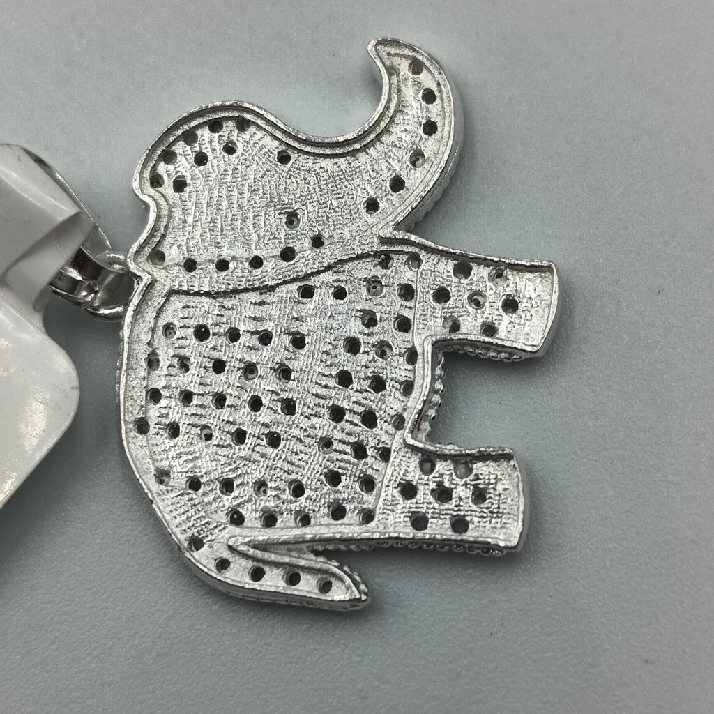 DIJE ELEFANTE C/CIRCONIAS PLATA .925 5.1 GR (NUEVO)