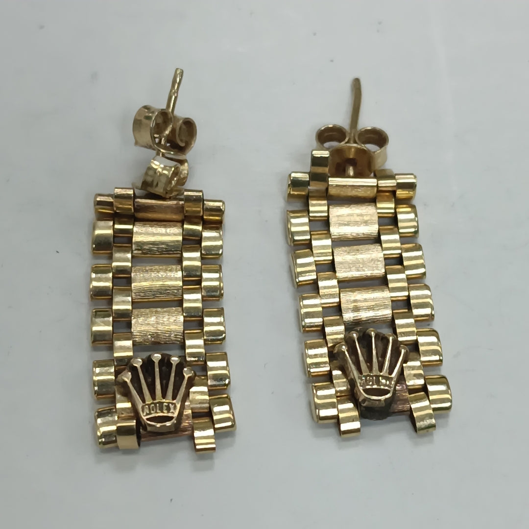 ARETES PAR ORO 14 K 4.2 GRMS (SEMINUEVO)