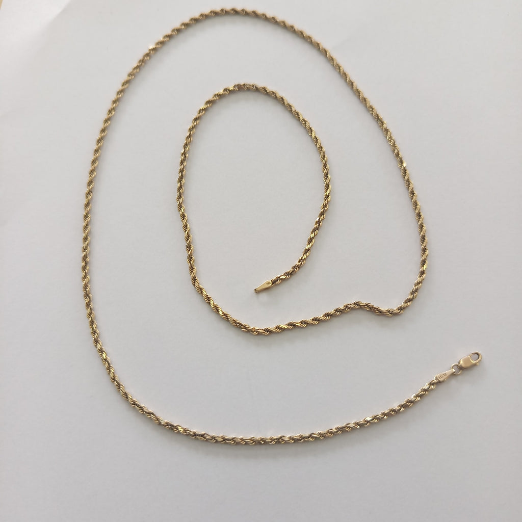 CADENA ORO 14 K 12.8 GRMS (SEMINUEVO)