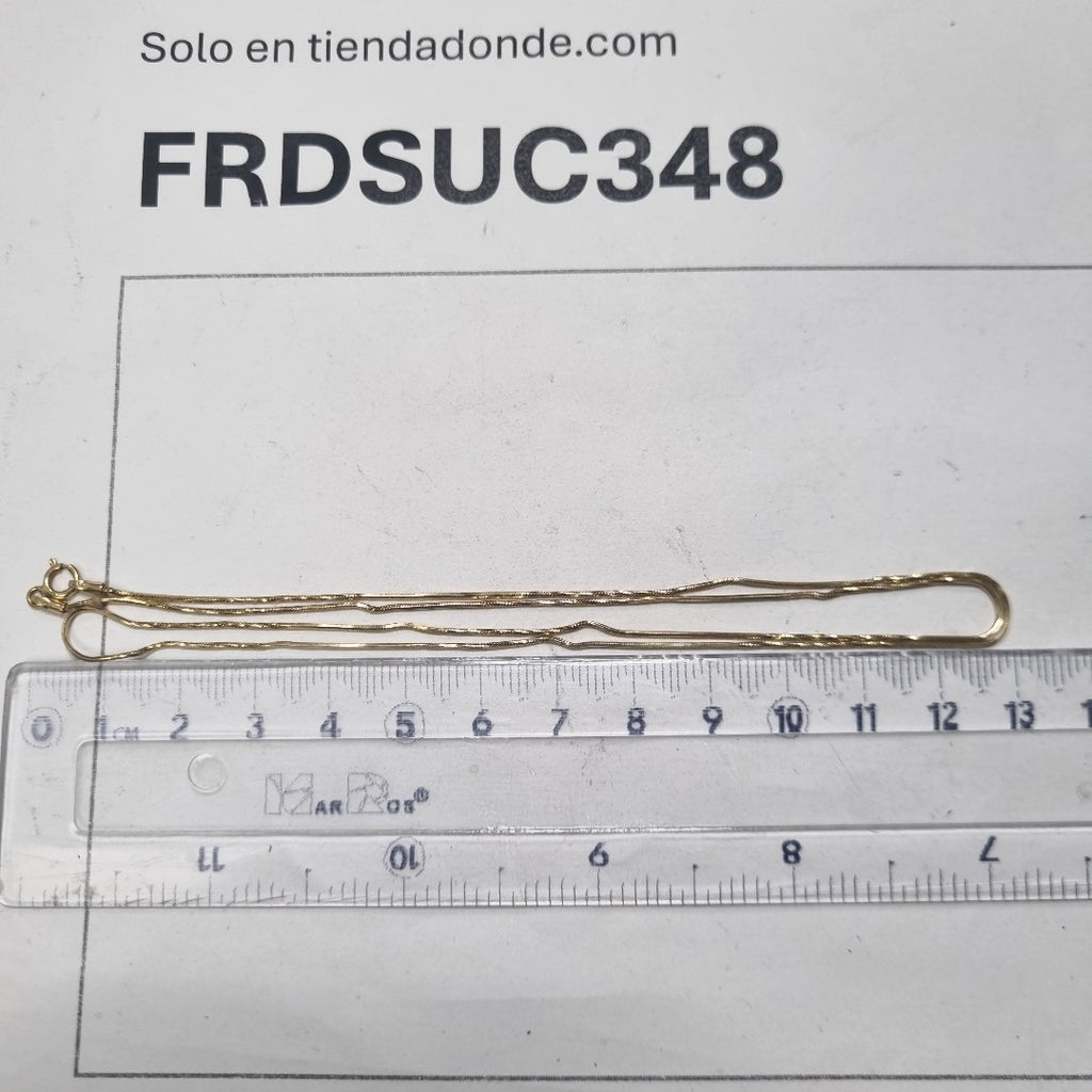 CADENA ORO 14 K 2,60 GRMS (SEMINUEVO)