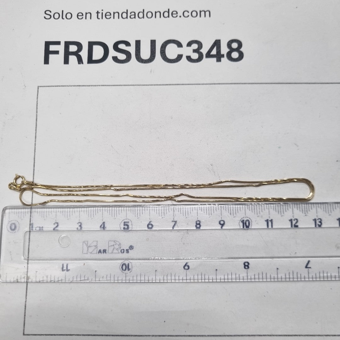 CADENA ORO 14 K 2,60 GRMS (SEMINUEVO)