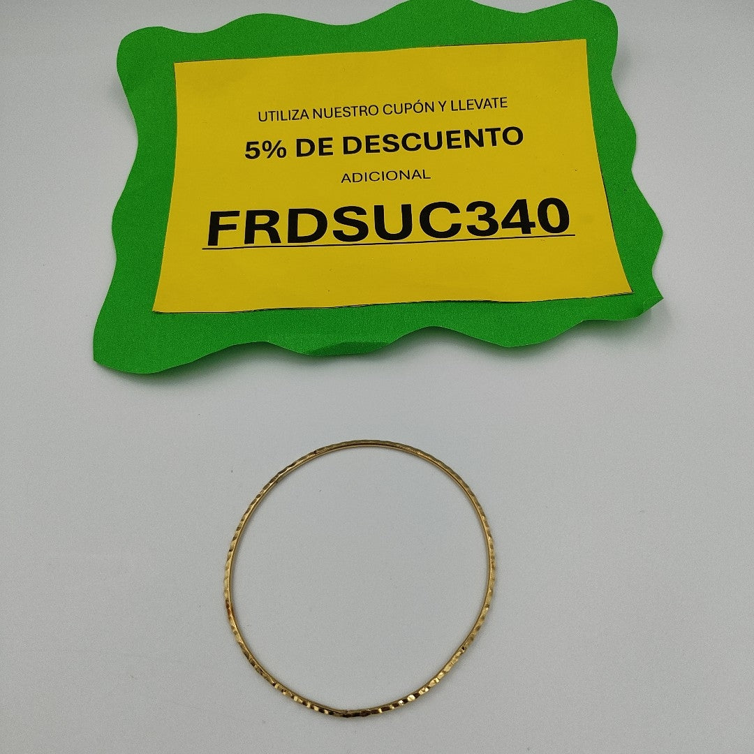 PULSERA RIGIDA ORO 10 K 2,90 GRMS (SEMINUEVO)