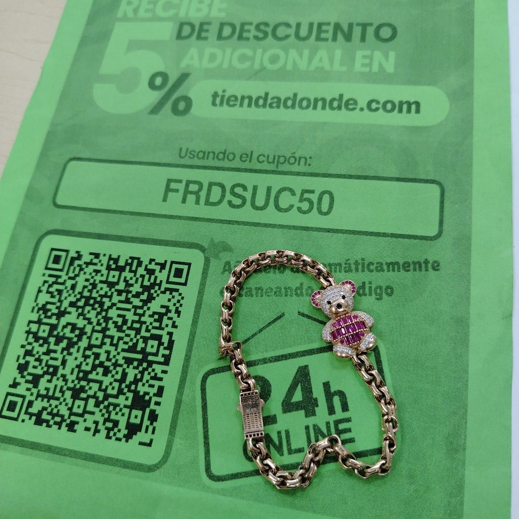 PULSERA ORO 14 K 20.6 GRMS (SEMINUEVO)