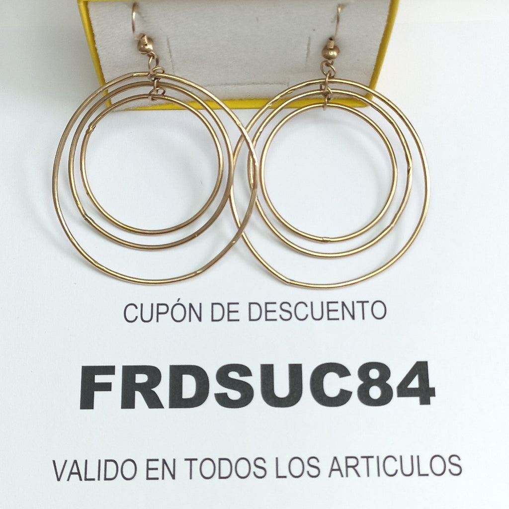 ARRACADAS PAR ORO 8 K 11,70 GRMS (SEMINUEVO)