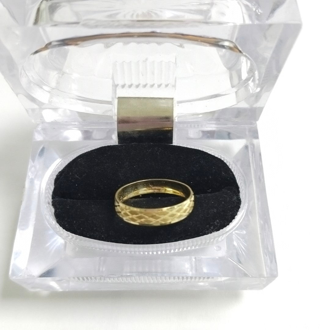 ARGOLLA ORO 10 K 1.2 GRMS (SEMINUEVO)