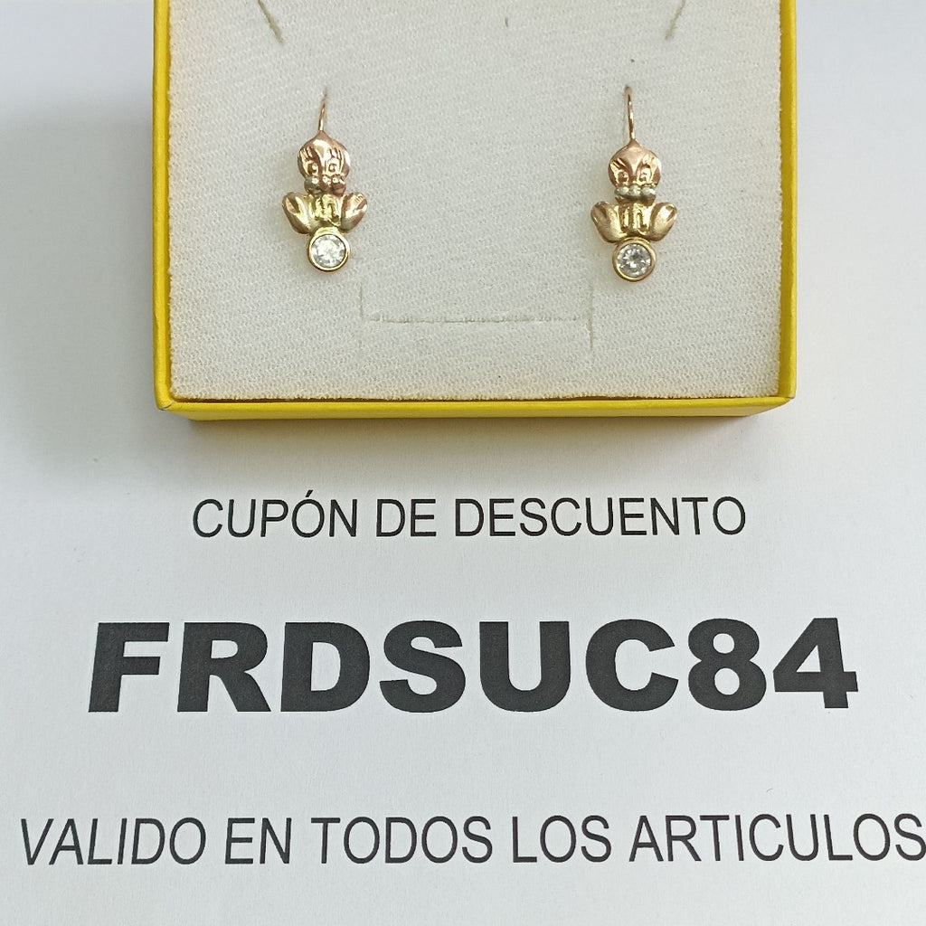 ARETES PAR ORO 10 K 1.5 GRMS (SEMINUEVO)