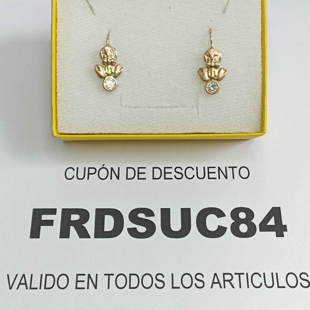 ARETES PAR ORO 10 K 1.5 GRMS (SEMINUEVO)