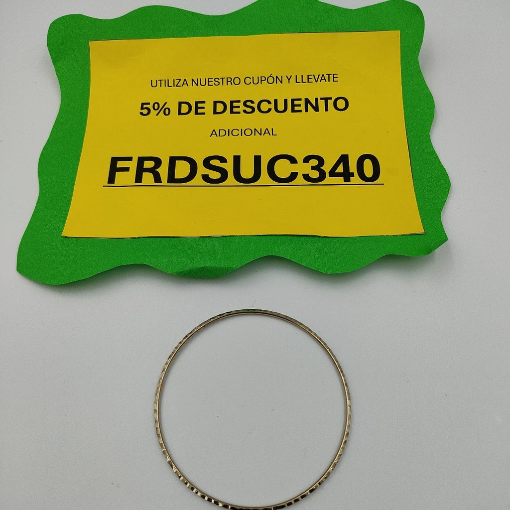 PULSERA RIGIDA ORO,ORO BLANCO 10 K 2,90 GRMS (SEMINUEVO)