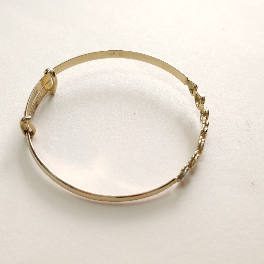 PULSERA RIGIDA ORO 10 K 4,30 GRMS (SEMINUEVO)