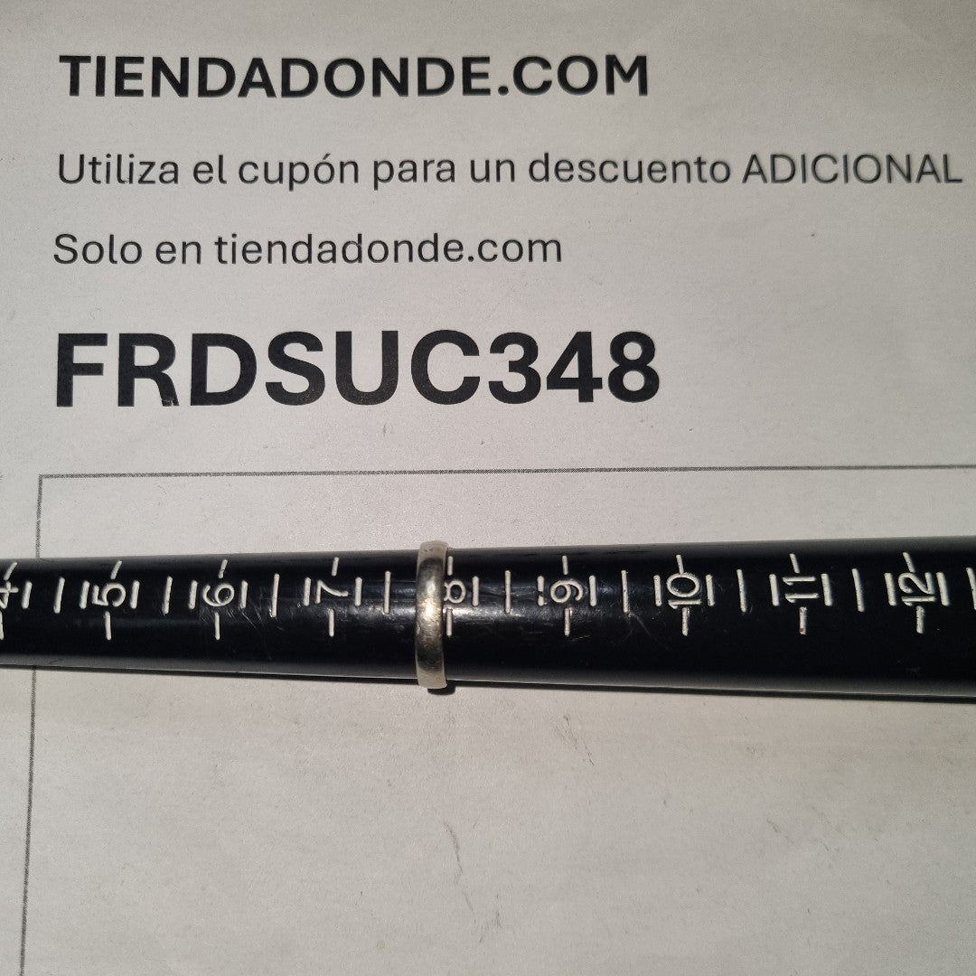 ARGOLLA ORO BLANCO 14 K 3.3 GRMS (SEMINUEVO)
