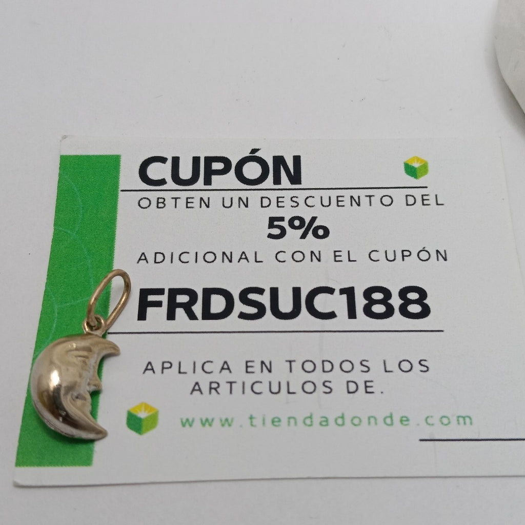 DIJE ORO BLANCO 10 K 0.7 GRMS (SEMINUEVO)