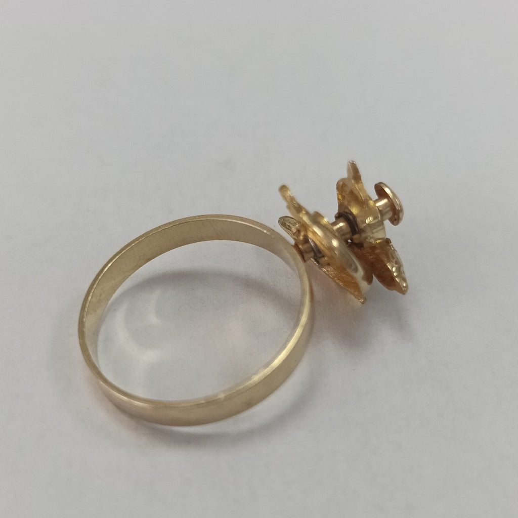 ANILLO ORO 14 K 4.3 GRMS (SEMINUEVO)
