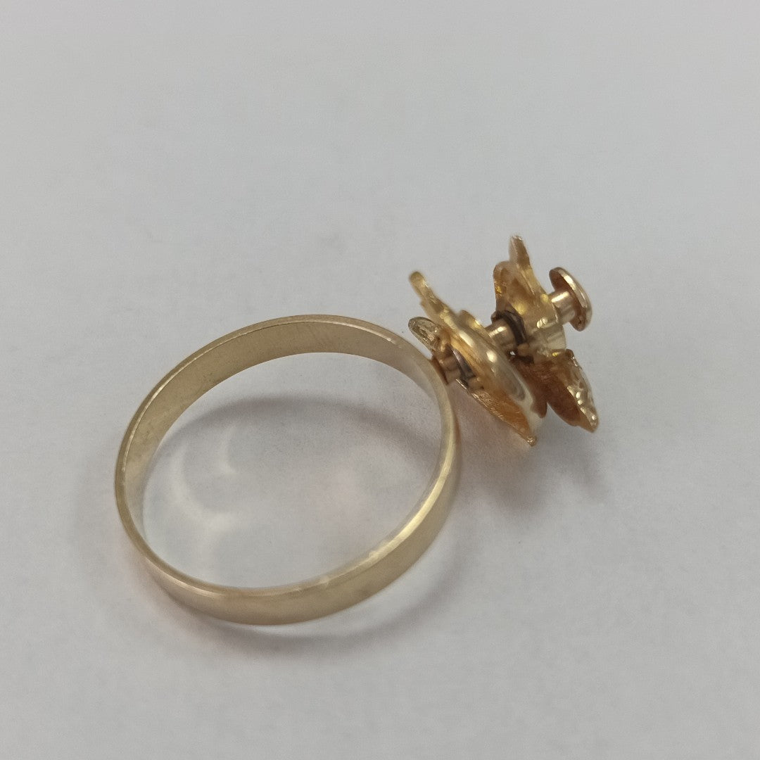 ANILLO ORO 14 K 4.3 GRMS (SEMINUEVO)