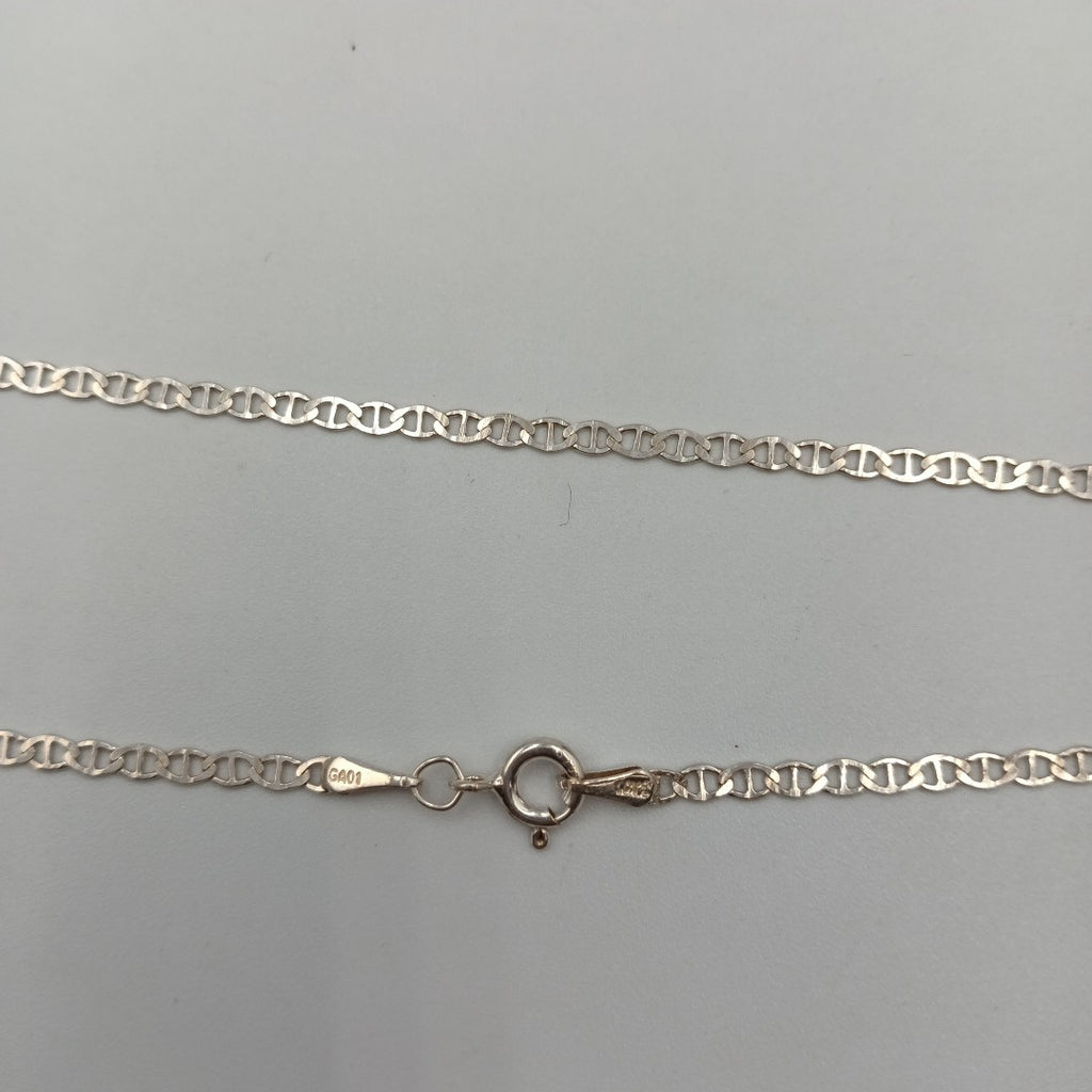 CADENA TEJIDO GUCHI PLATA .925 60 CM 3.8 GR (NUEVO)