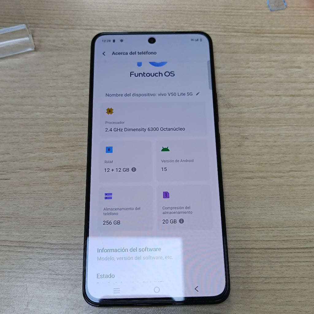 CELULAR VIVO V50 LITE 5G V2440 (2025) 256 GB 12 GB RAM (SEMINUEVO)