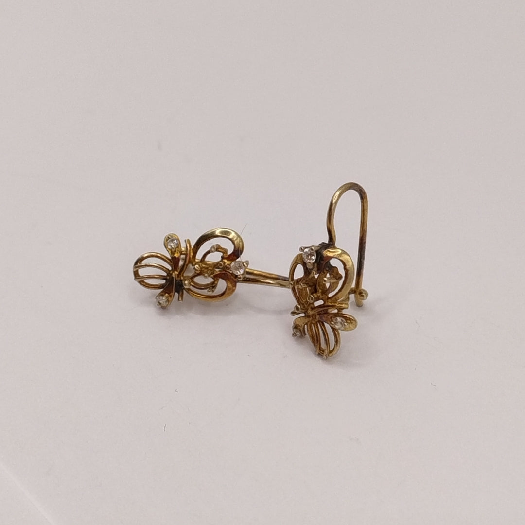 ARETES PAR ORO 10 K 1,90 GRMS (SEMINUEVO)