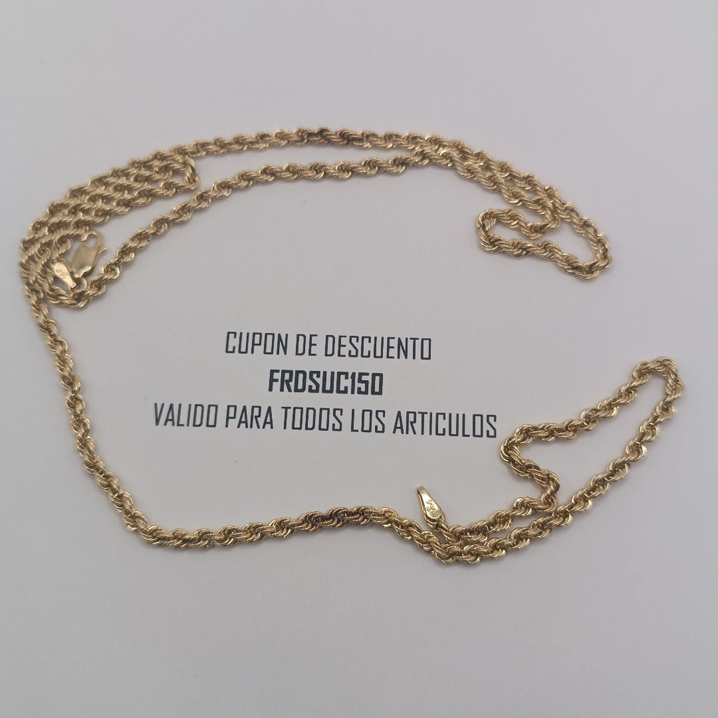 CADENA ORO 14 K 6,20 GRMS (SEMINUEVO)