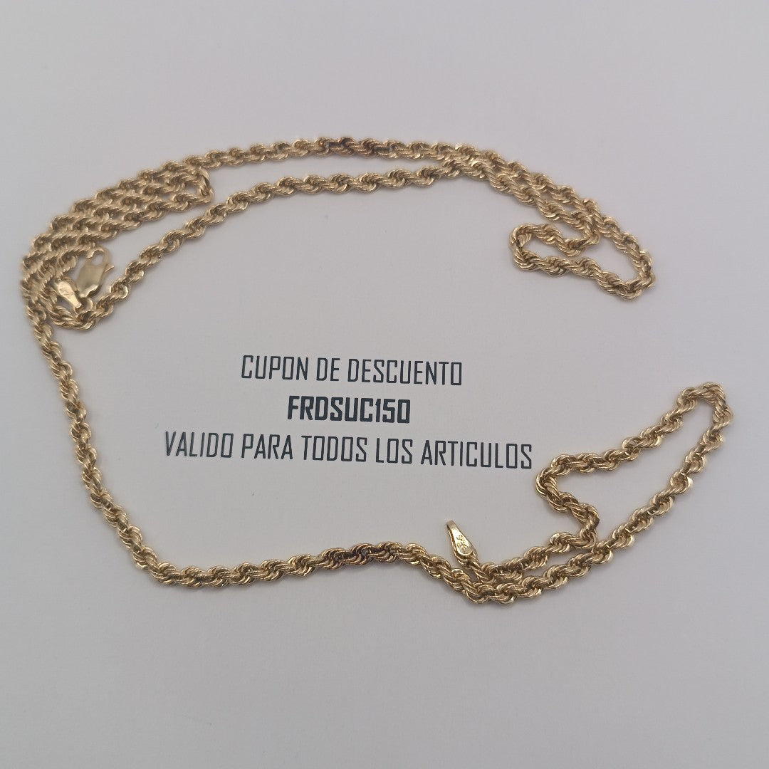 CADENA ORO 14 K 6,20 GRMS (SEMINUEVO)