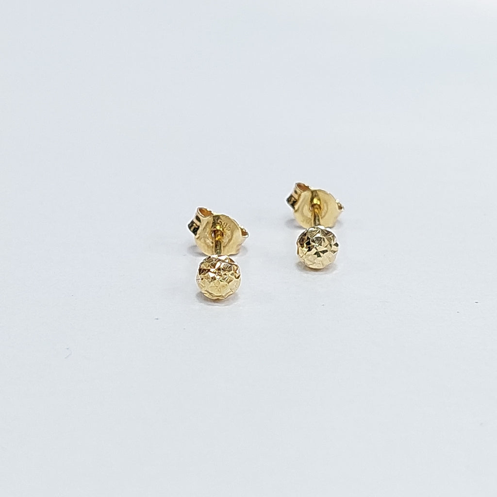 BROQUELES PAR ORO 14 K 0,60 GRMS (SEMINUEVO)