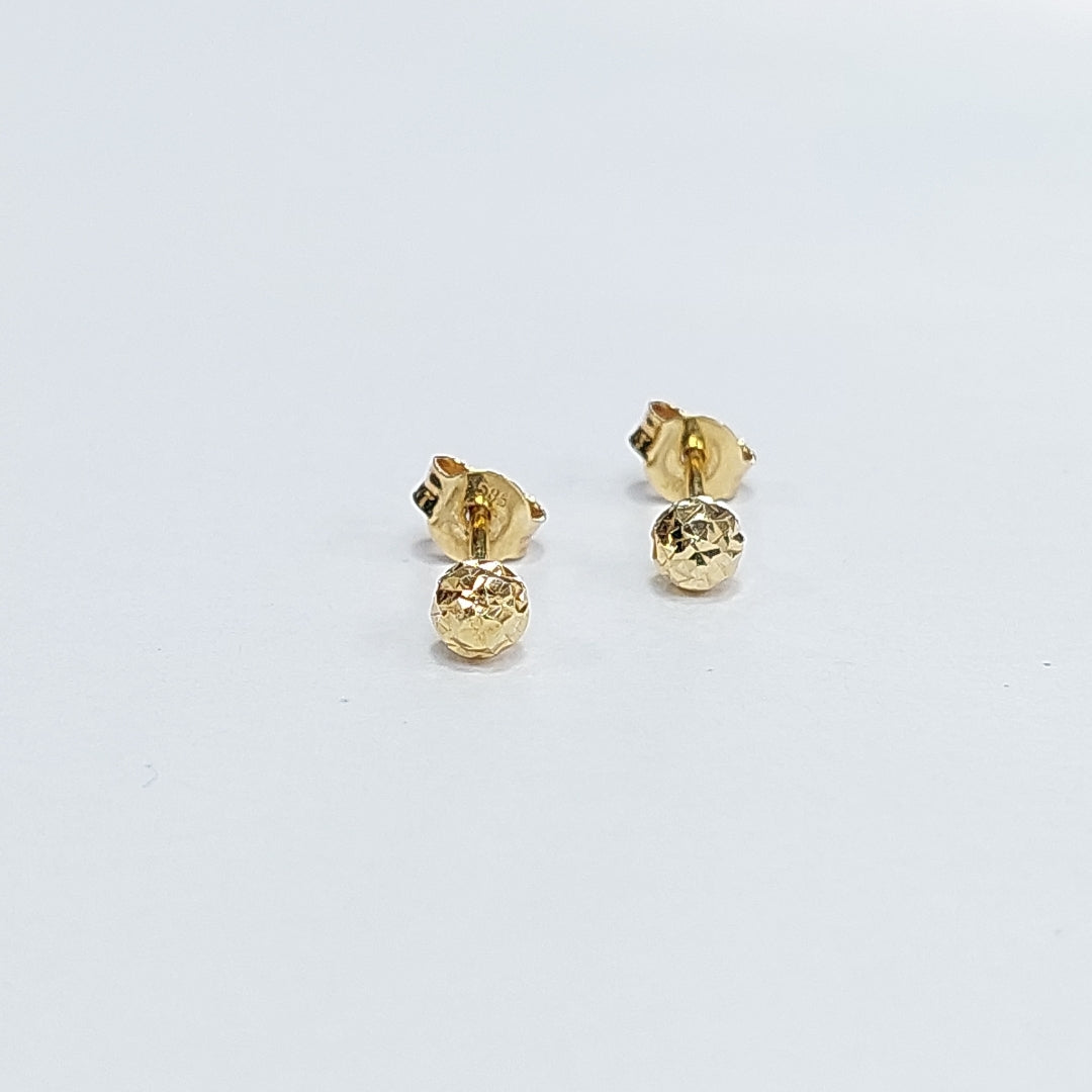 BROQUELES PAR ORO 14 K 0,60 GRMS (SEMINUEVO)
