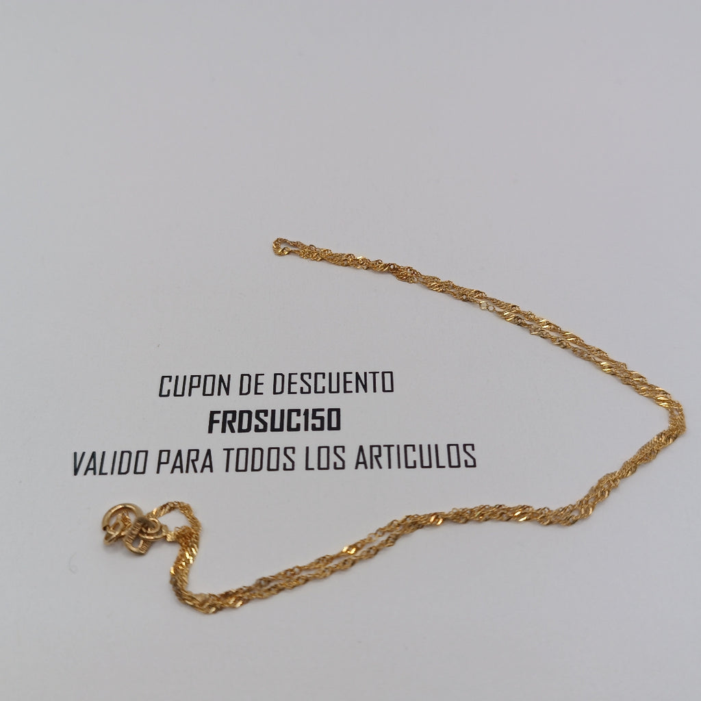 CADENA ORO 14 K 1,00 GRMS (SEMINUEVO)