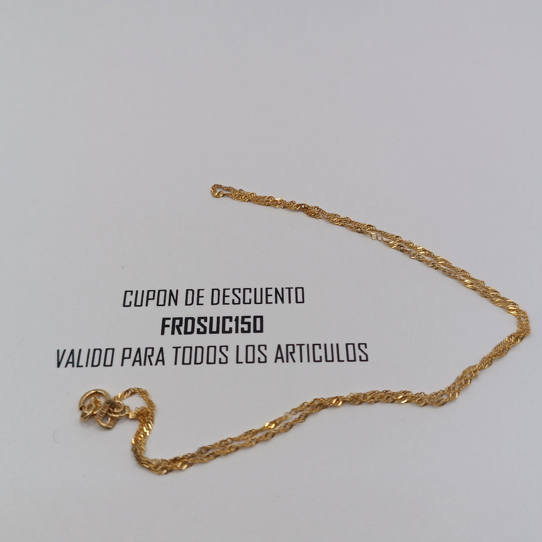 CADENA ORO 14 K 1,00 GRMS (SEMINUEVO)