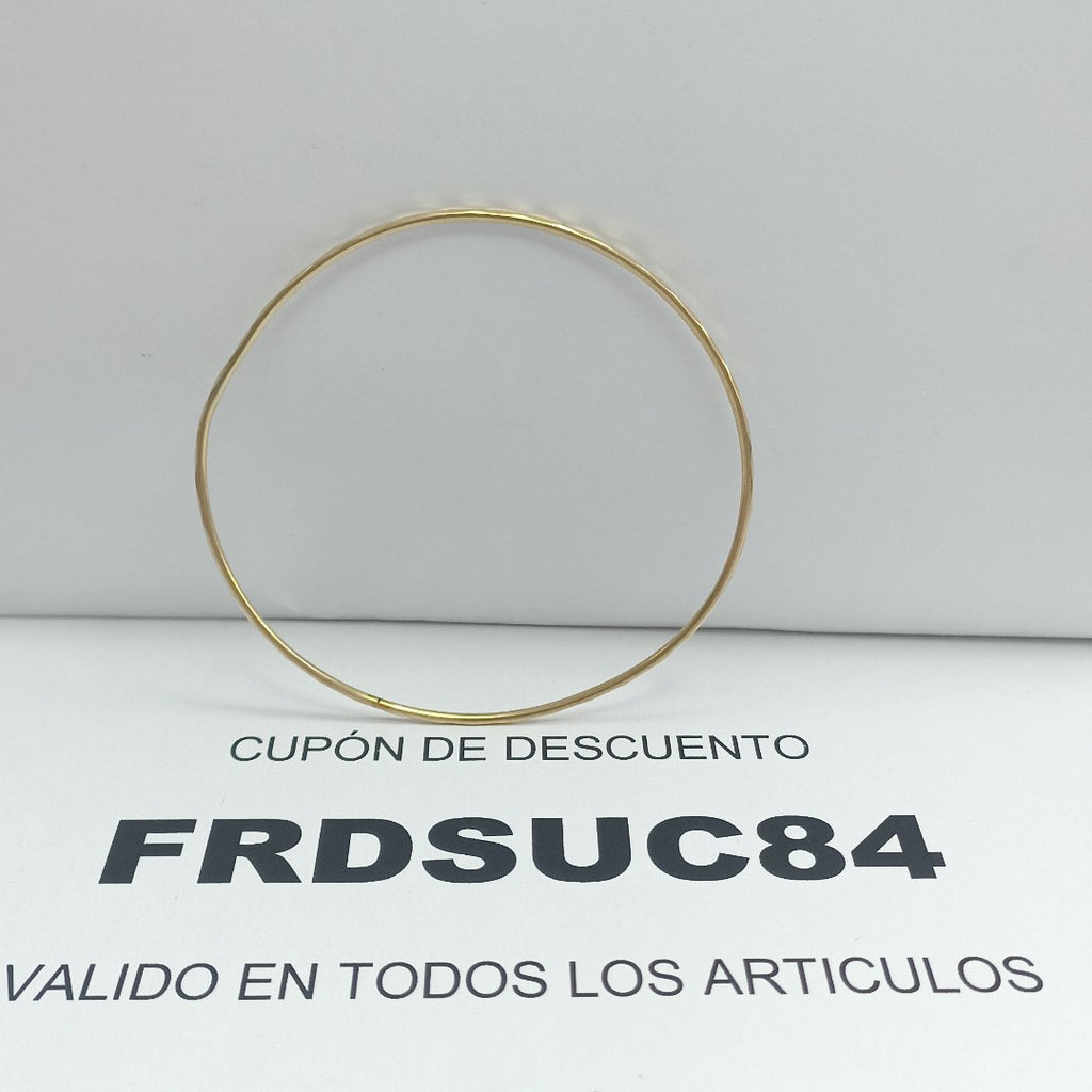 PULSERA RIGIDA ORO 14 K 3.1 GRMS (SEMINUEVO)