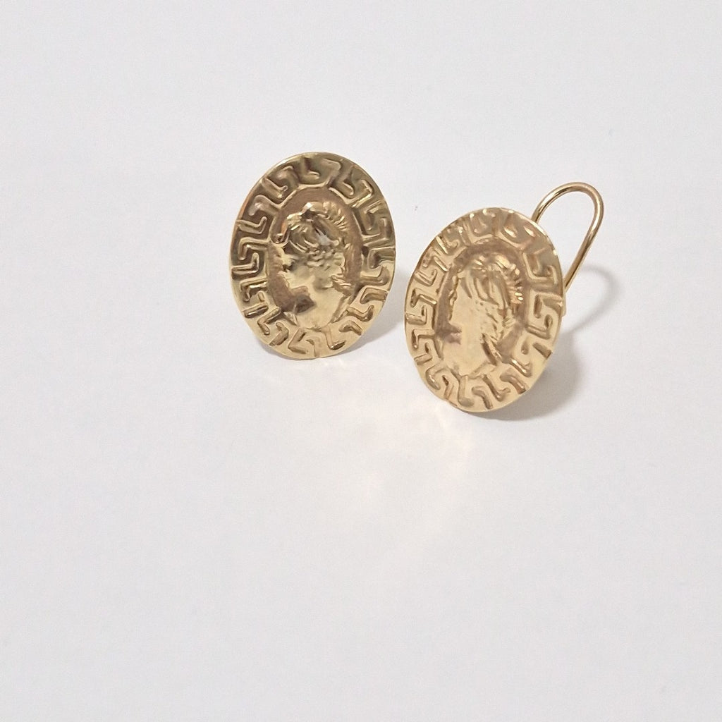 ARETES PAR ORO 10 K 3 GRMS (SEMINUEVO)