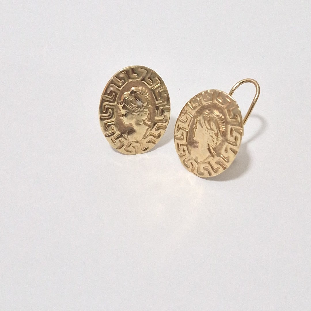 ARETES PAR ORO 10 K 3 GRMS (SEMINUEVO)