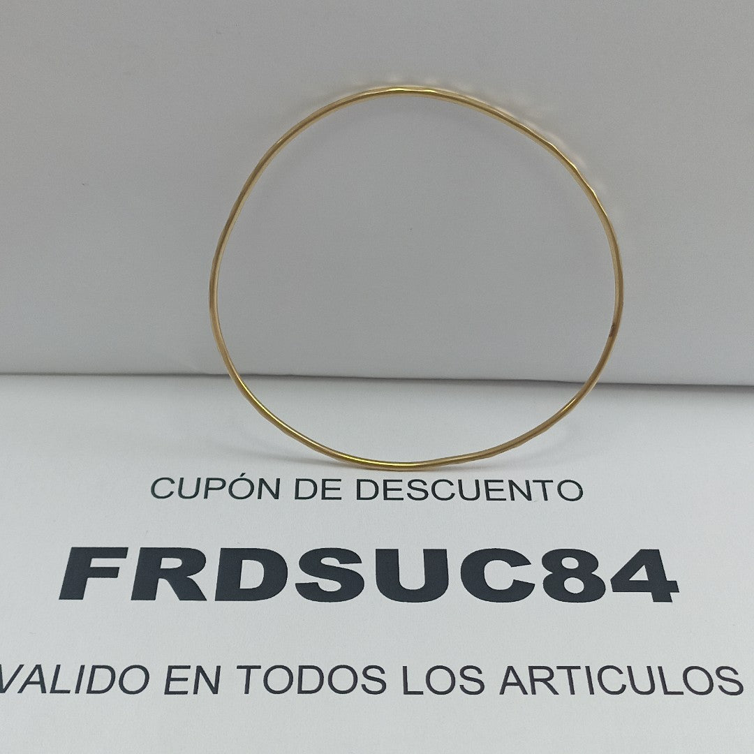 PULSERA RIGIDA ORO 14 K 2.7 GRMS (SEMINUEVO)