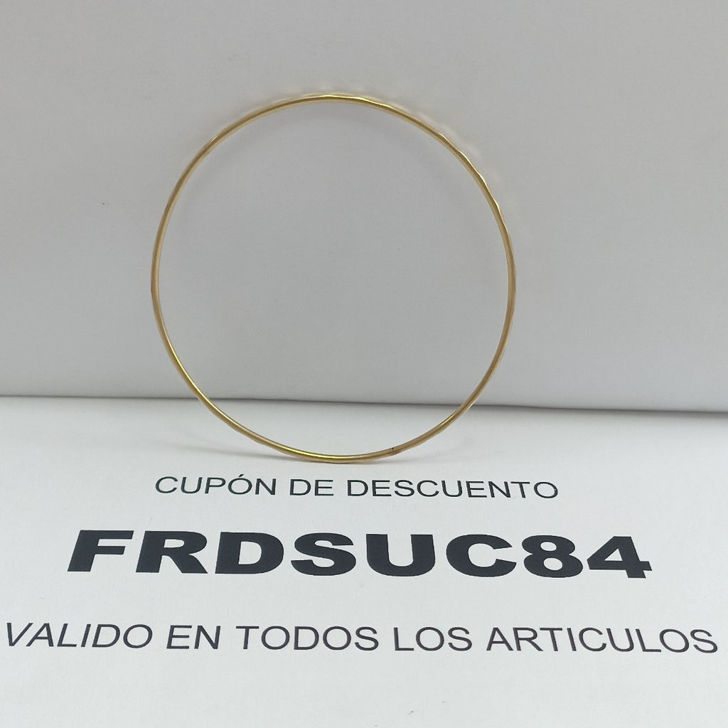 PULSERA RIGIDA ORO 14 K 3 GRMS (SEMINUEVO)