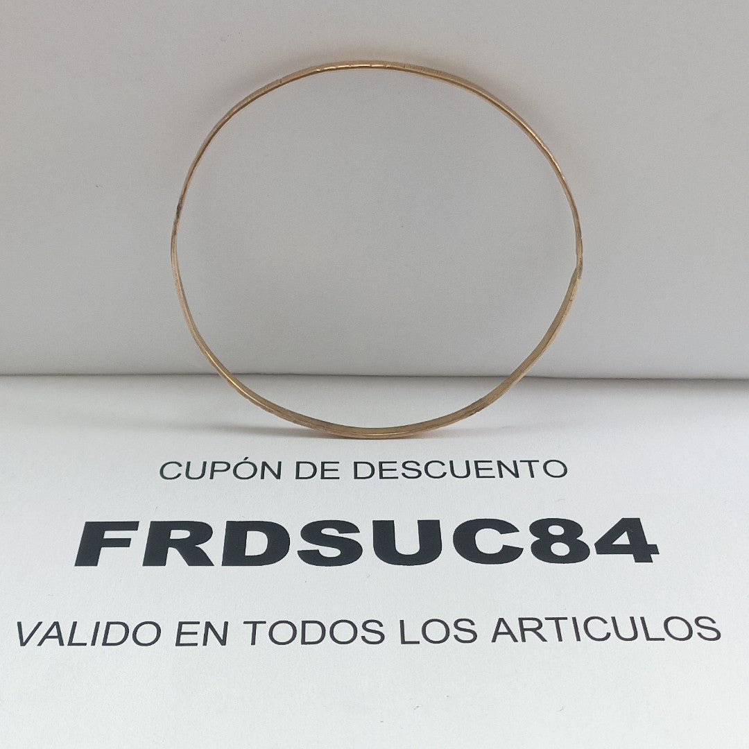 PULSERA RIGIDA ORO 8 K 7,40 GRMS (SEMINUEVO)