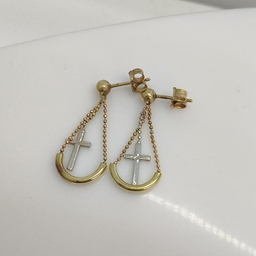 ARETES PAR ORO 10 K 2,00 GRMS (SEMINUEVO)