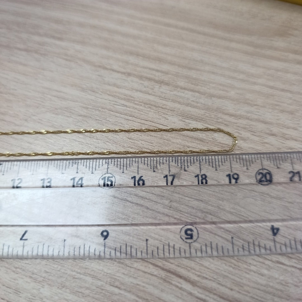CADENA ORO 10 K 0.9 GRMS (SEMINUEVO)