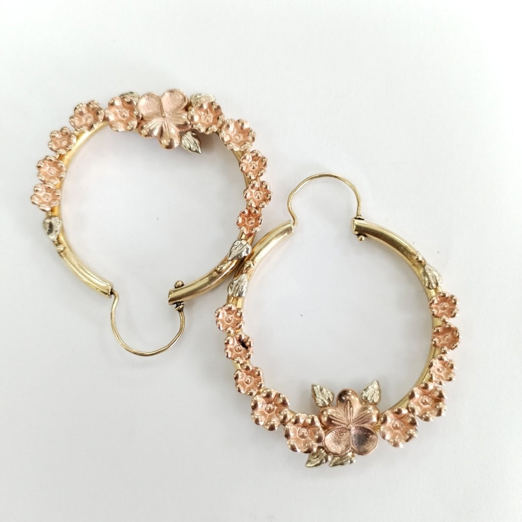 ARRACADAS PAR ORO,ORO COMBINADO 8 K 6,50 GRMS (SEMINUEVO)